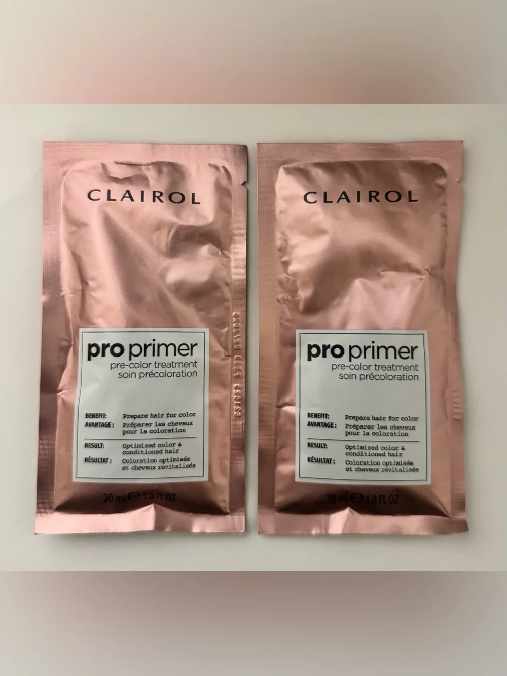 Clairol Pro Primer pre color treatment 2pk